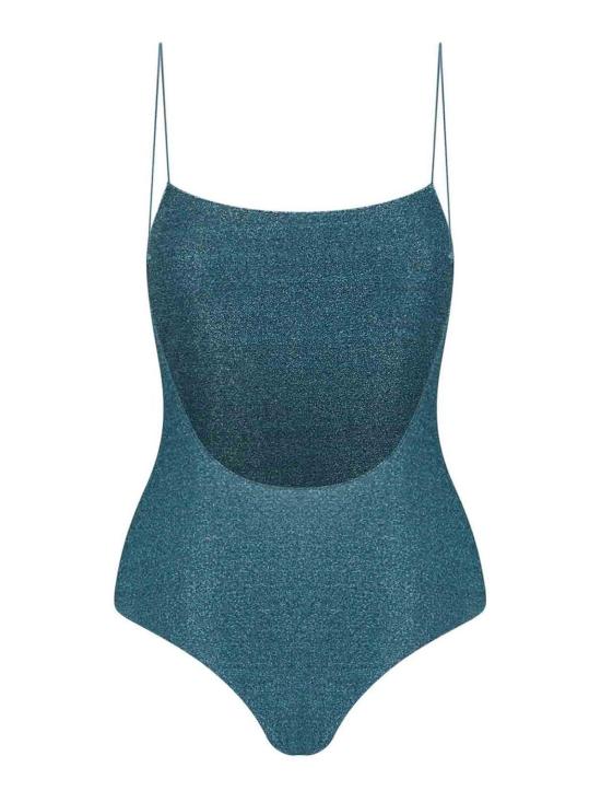 27SS 오세리 원피스 LIS601LUREXPEACOCK Blue - OSÉREE