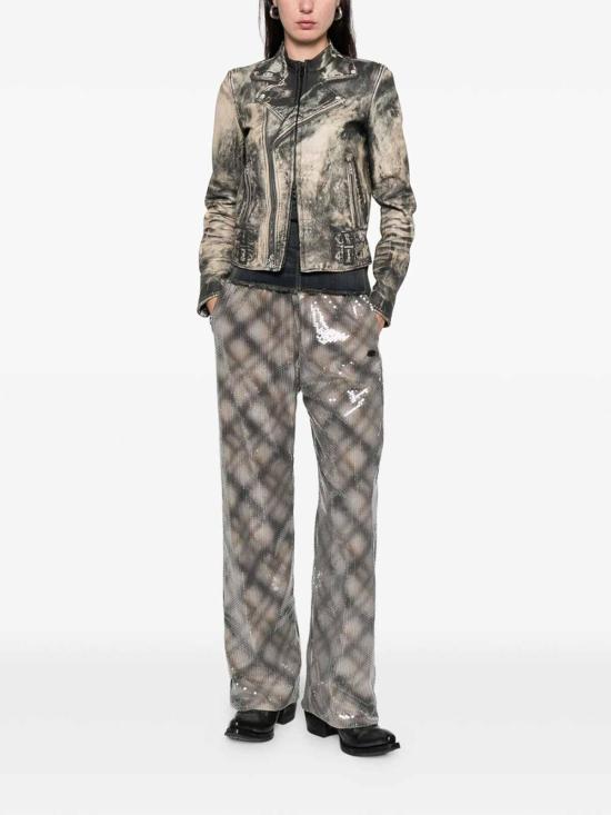 26SS 디젤 가죽 자켓 0ENBCA209959XXA Beige - DIESEL