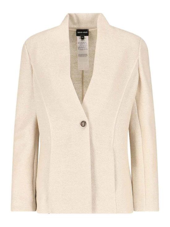 26SS 조르지오 아르마니 수트 자켓 GW003164AF15651U1009 White