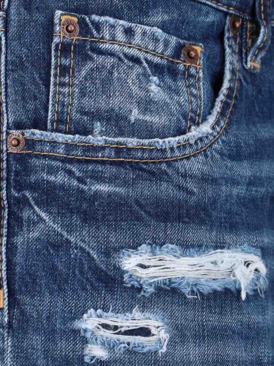 26SS 디스퀘어드2 스트레이트 팬츠 S74LB1838D30011470 Blue - DSQUARED2