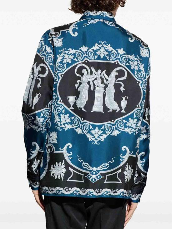  베르사체 셔츠 1A1609610194385BE50 Blue - VERSACE