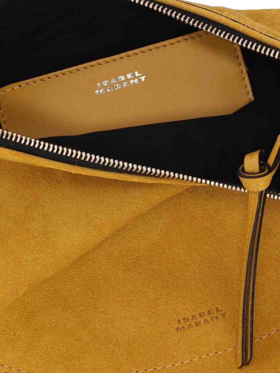 26SS 이자벨마랑 오스칸 호보 프린지 디테일 핸드백 BF0066FCC3C14M11SN Yellow - ISABEL MARANT