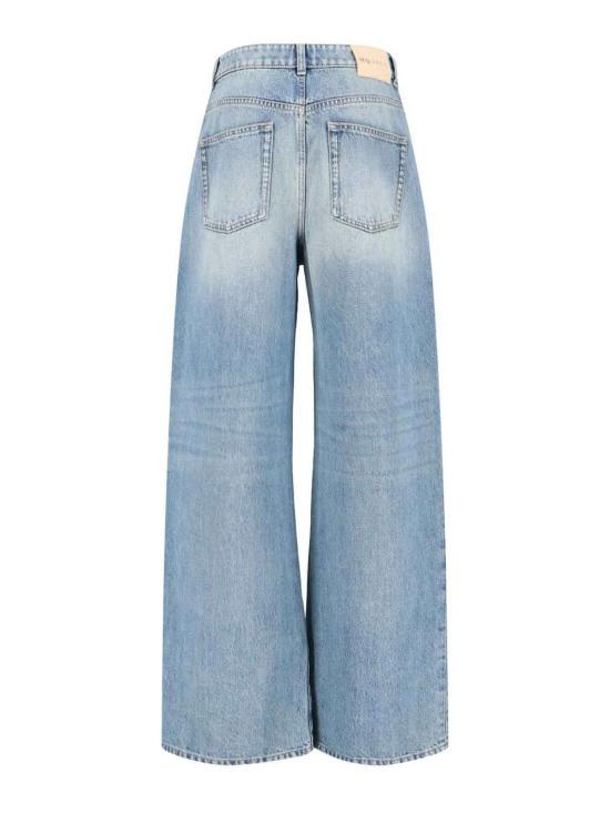 26SS 알렉산더 맥퀸 스트레이트 팬츠 848913QMAD04383 Blue - ALEXANDER MCQUEEN