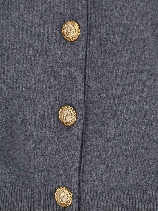 26SS 발망 가디건 GF1KL270KI879AY Grey - BALMAIN