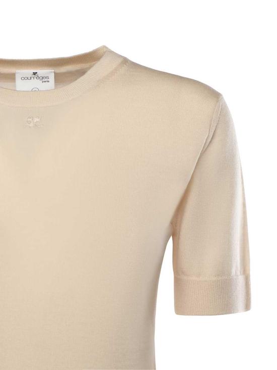 26SS 쿠레쥬 민소매 티셔츠 126MTO478FI00711069 Beige - COURREGES