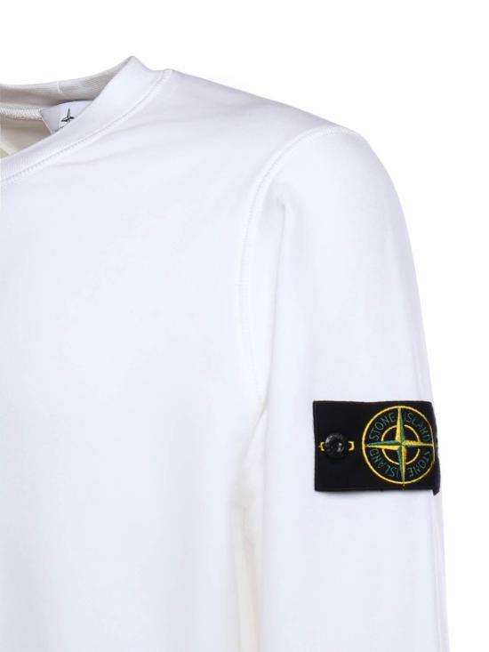  스톤 아일랜드 탑 L1S156100060S0051V0001 White - STONE ISLAND