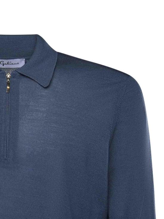 25FW 줄리아노 갈리아노 폴로 티셔츠 147894E17 Dark Blue - GIULIANO GALIANO