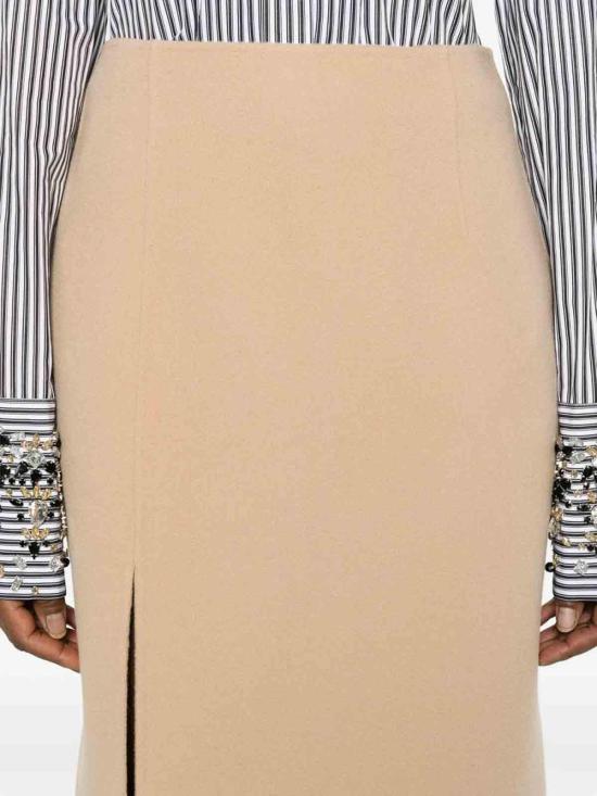 26SS 스포트막스 미디 스커트 SPXDANZA747001 Brown - SPORTMAX