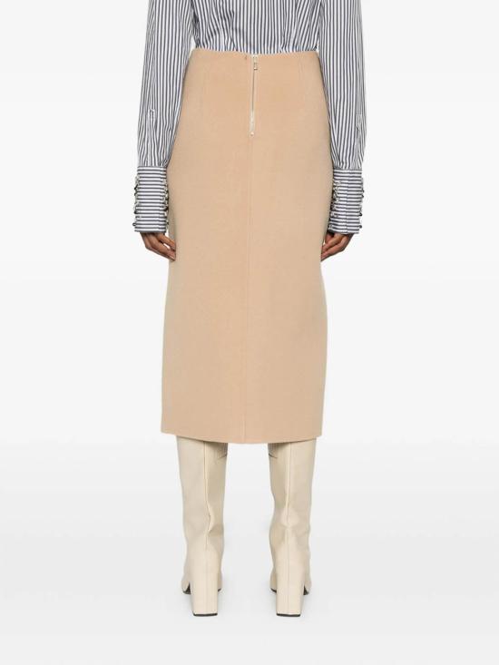 26SS 스포트막스 미디 스커트 SPXDANZA747001 Brown - SPORTMAX