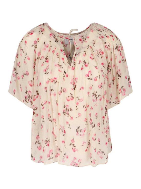 26SS 이자벨마랑에뚜왈 민소매 티셔츠 HT0613FBD1J08E90BE Beige