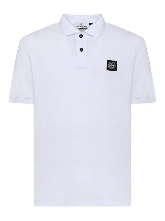 26FW 스톤 아일랜드 와펜패치 폴로 셔츠 L1S152200008S0017V1001 White