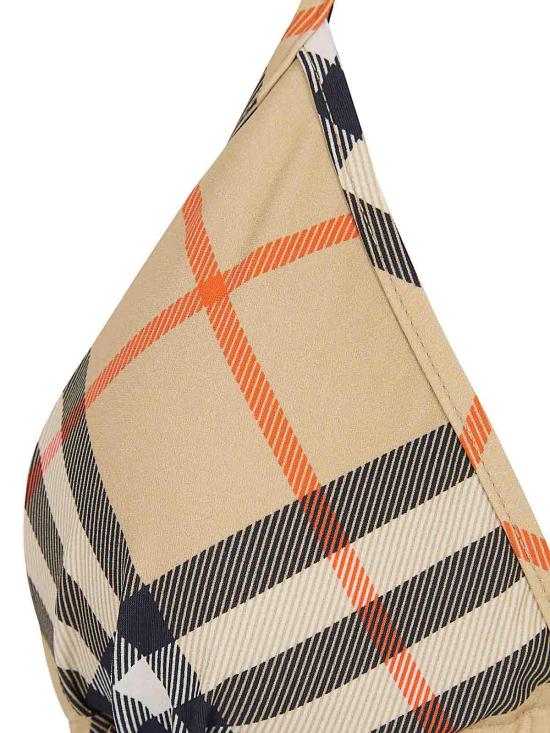 26FW 버버리 체크 비키니 탑 8122512 Beige - BURBERRY