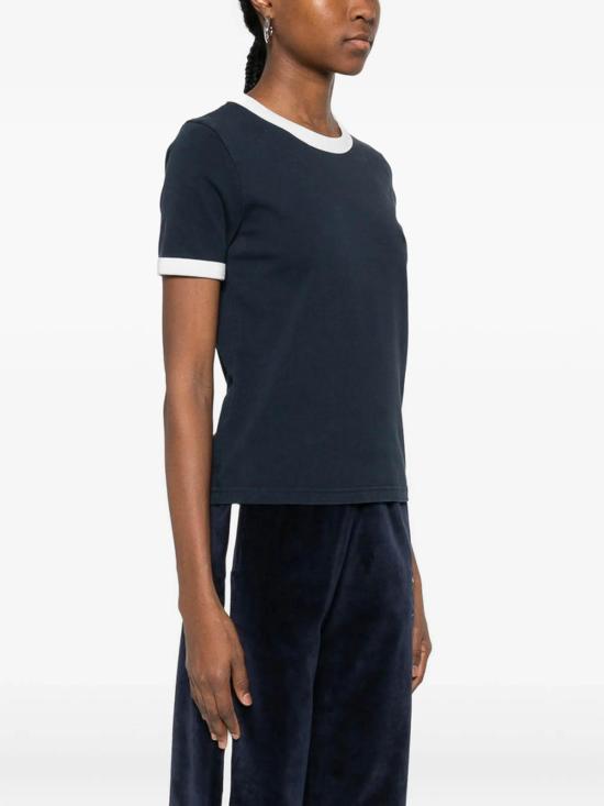 26SS 아페쎄 반팔 티셔츠 COHBQF26550IAK Dark Blue - A.P.C.