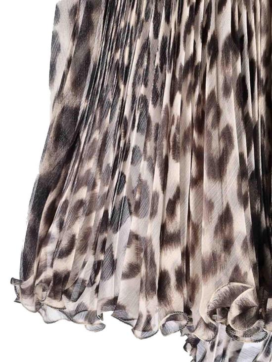 27SS 에르마노 설비노 미디 스커트 D482O359YEOS4826 Brown - ERMANNO SCERVINO