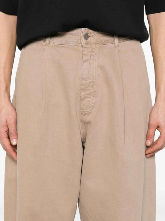 26SS 스튜디오 니콜슨 스트레이트 팬츠 SNM1245BRIDGESPARCE Beige - STUDIO NICHOLSON