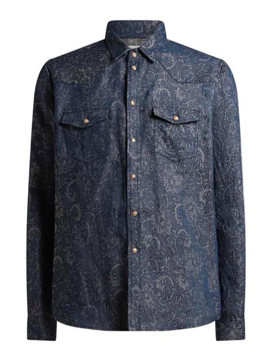  에트로 셔츠 99TJ302MRNE0005S8460 Blue