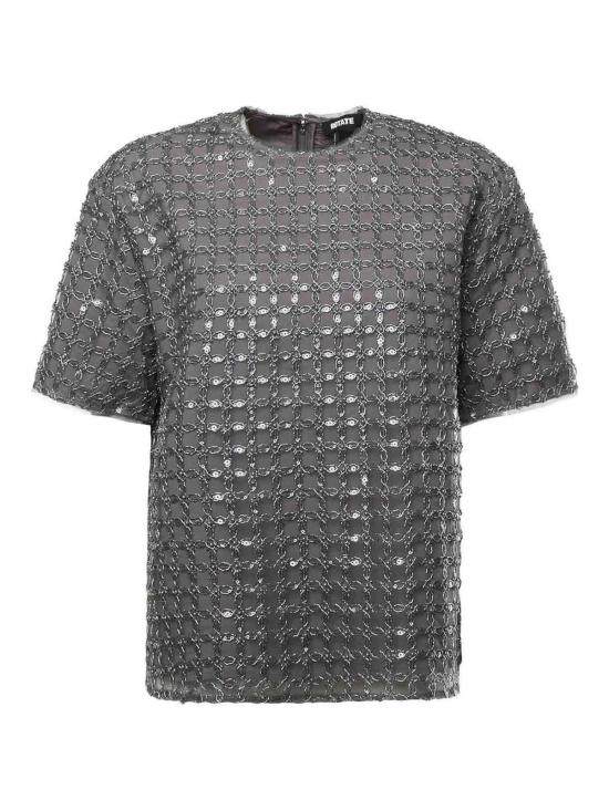 26SS 로테이트 바이 크리스텐슨 반팔 티셔츠 115155516 Grey