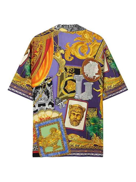  베르사체 셔츠 1A1639610039265X000 Purple - VERSACE