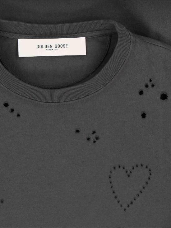 26SS 골든구스 반팔 티셔츠 GMP01220P00236360318 Grey - GOLDEN GOOSE