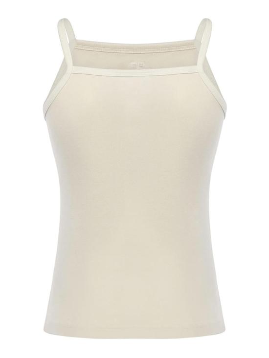 26SS 쿠레쥬 민소매 티셔츠 126JDE149JS0203B215 White - COURREGES