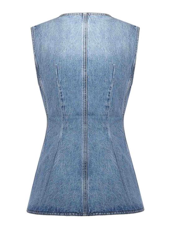 26SS 로테이트 바이 크리스텐슨 민소매 티셔츠 1151671321 Blue - ROTATE BY BIRGERCHRISTENSEN