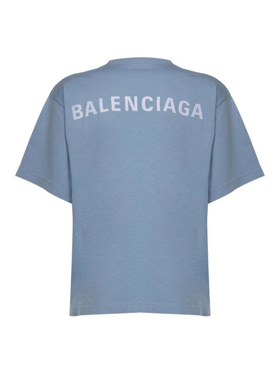 26SS 발렌시아가 반팔 티셔츠 850990TTVJ14773 Blue - BALENCIAGA