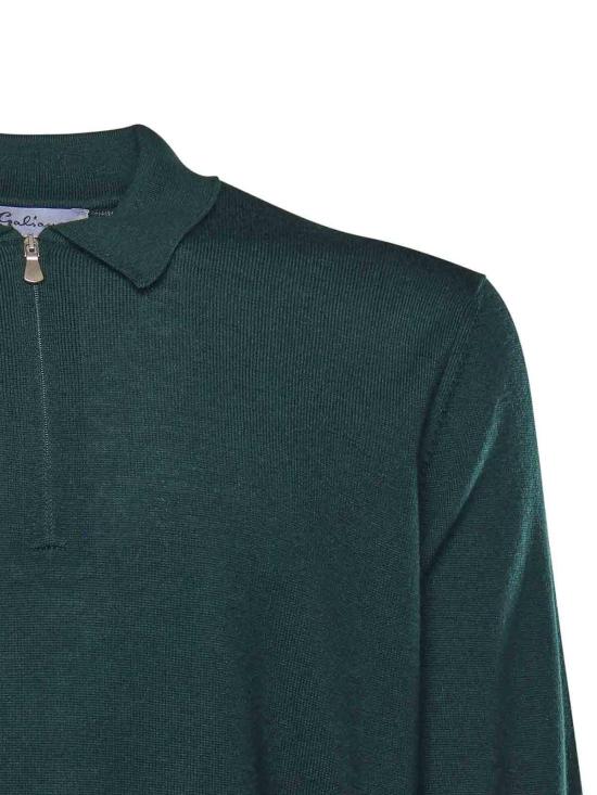 25FW 줄리아노 갈리아노 폴로 티셔츠 142906E17 Green - GIULIANO GALIANO