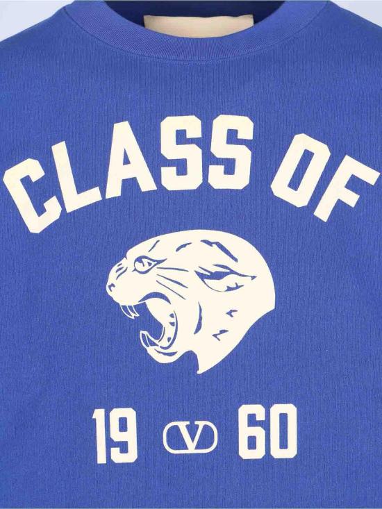  발렌티노 가라바니 탑 8V3MF29NBAU9SE Blue - VALENTINO GARAVANI