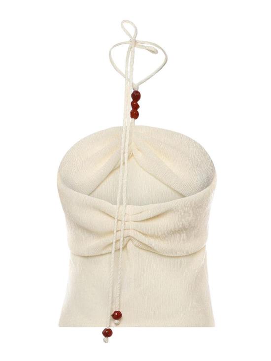 26SS 마그다뷰트림 민소매 티셔츠 308426 White - MAGDA BUTRYM