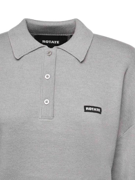 27SS 로테이트 바이 크리스텐슨 폴로 티셔츠 115137039 Light Grey - ROTATE BY BIRGERCHRISTENSEN