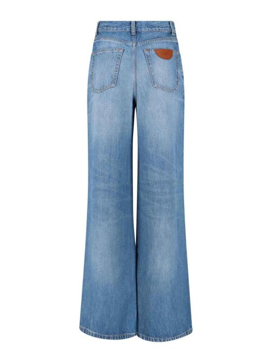  끌로에 플레어 팬츠 26SDP0225240R Blue - CHLOE