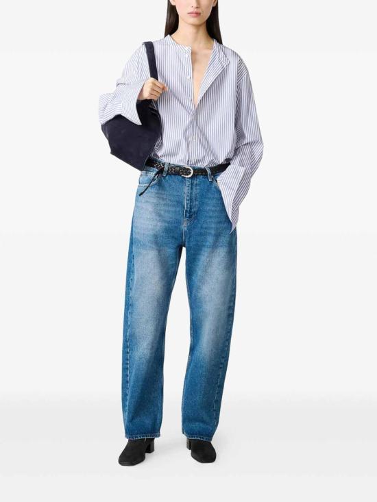 26SS 스튜디오 니콜슨 스트레이트 팬츠 SNW1639DENJOWOWIN Blue - STUDIO NICHOLSON