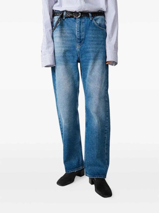 26SS 스튜디오 니콜슨 스트레이트 팬츠 SNW1639DENJOWOWIN Blue - STUDIO NICHOLSON