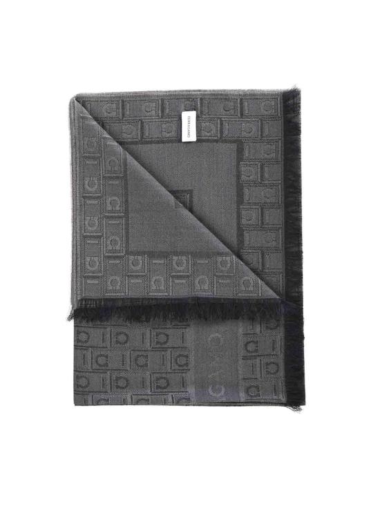 27SS 살바토레 페라가모 머플러/스카프 520122E19 Grey - SALVATORE FERRAGAMO