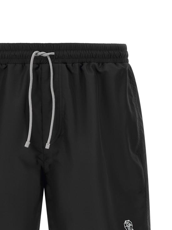 26SS 브루넬로 쿠치넬리 비치웨어 MW817043CZ300 Black - BRUNELLO CUCINELLI