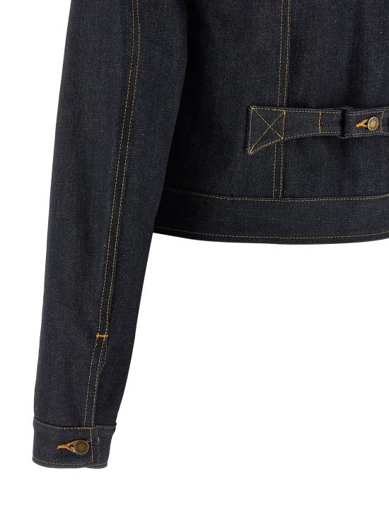 26SS 톰브라운 데님 자켓 FBC948UF1101415 Blue - THOM BROWNE