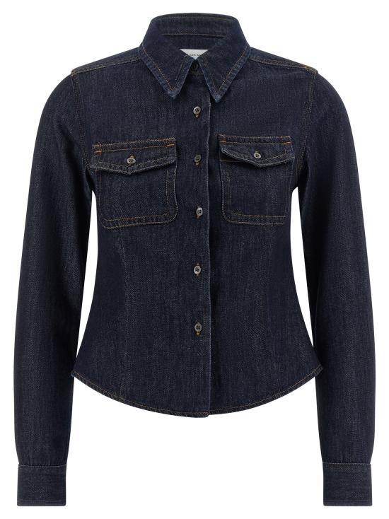 26SS 드리스 반 노튼 블라우스 2611307323385507 Blue