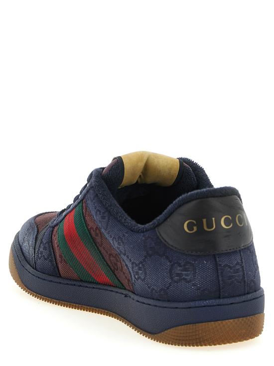26SS 구찌 스크리너 스니커즈 857889FAFEN4446 Blue - GUCCI