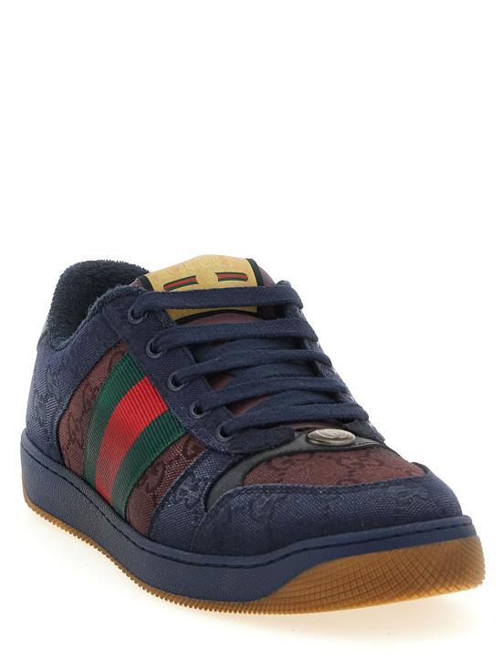 26SS 구찌 스크리너 스니커즈 857889FAFEN4446 Blue - GUCCI