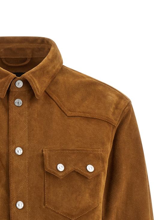 26SS 디스퀘어드2 가죽 자켓 S74DM1033D07041131 Beige - DSQUARED2