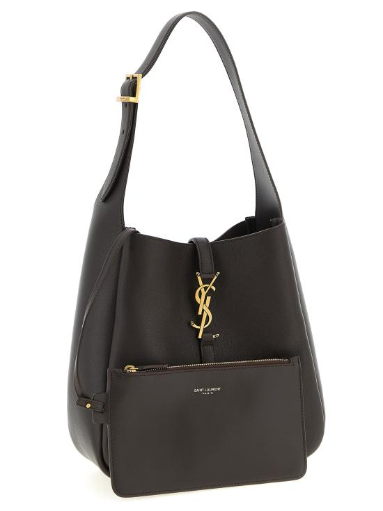 26SS 생로랑 LE 5 A 7 서플 그레인드 레더 스몰백 850533AAAUQ2877 Brown - SAINT LAURENT