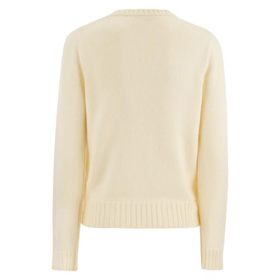  폴로 랄프로렌 아이코닉 플래그 스웨터 211896939 CREAM - POLO RALPH LAUREN