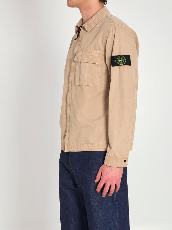 26SS 스톤 아일랜드 긴팔 셔츠 L1S151200008 BEIGE - STONE ISLAND