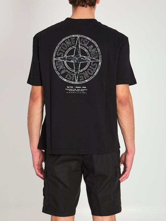 26SS 스톤 아일랜드 반팔 티셔츠 L1S152100001 BLACK - STONE ISLAND