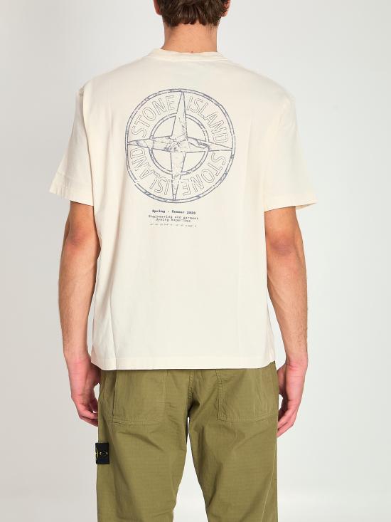 26SS 스톤 아일랜드 반팔 티셔츠 L1S152100001 WHITE - STONE ISLAND