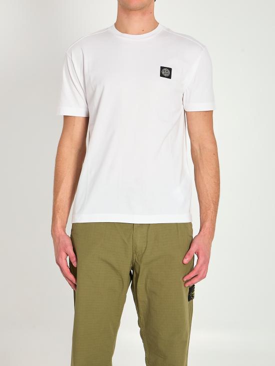 26SS 스톤 아일랜드 반팔 티셔츠 L1S152100027 WHITE