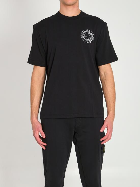 26SS 스톤 아일랜드 반팔 티셔츠 L1S152100001 BLACK