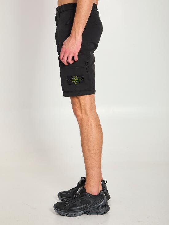 26SS 스톤 아일랜드 숏팬츠 L1S15L100019 BLACK - STONE ISLAND