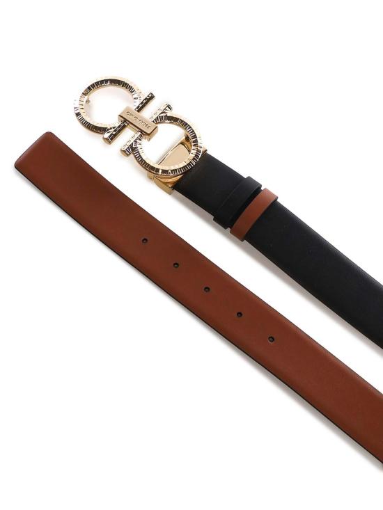 27SS 살바토레 페라가모 벨트 230422E19 Black - SALVATORE FERRAGAMO