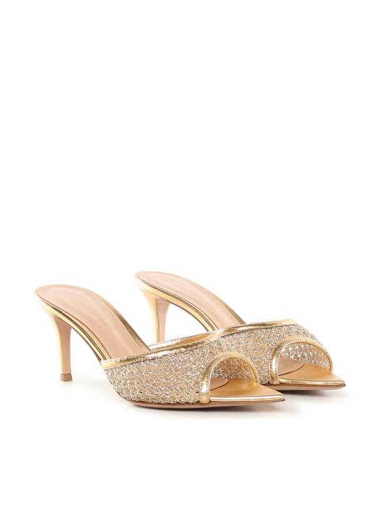 26SS 지안비토로시 뮬/슬리퍼 G1009670RICNITMEKM Metallic - GIANVITO ROSSI